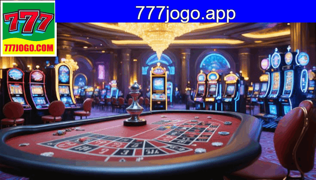 Interface do catálogo de jogos online 777jogo com categorias puzzles e party games